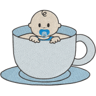 Matriz de Bordado Chá de Bebê